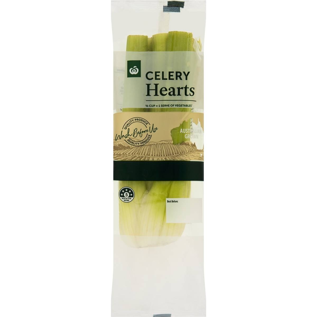 Calories in Woolworths Celery Heart