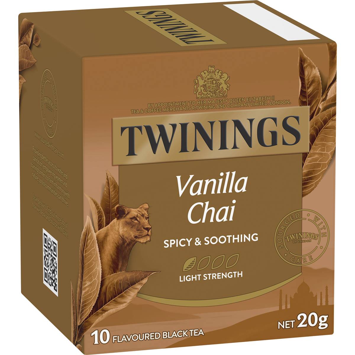 Calories in Twinings Chai Vanilla Tea Bags Chai Tea
