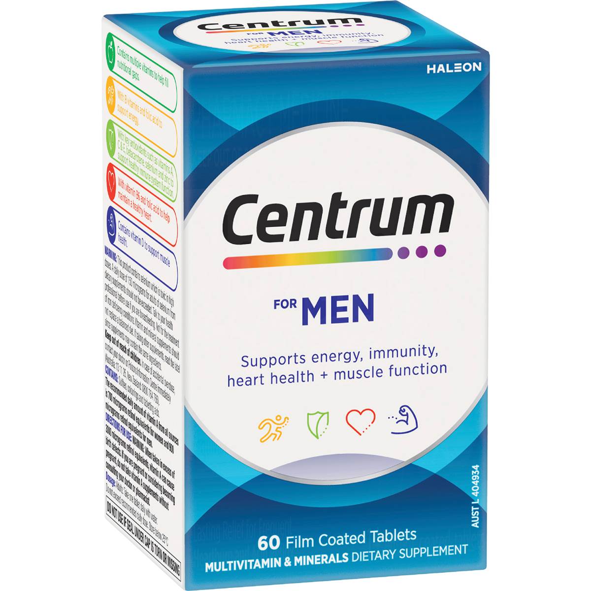 Centrum Men Daily Multivitamin Supplements 60 pack