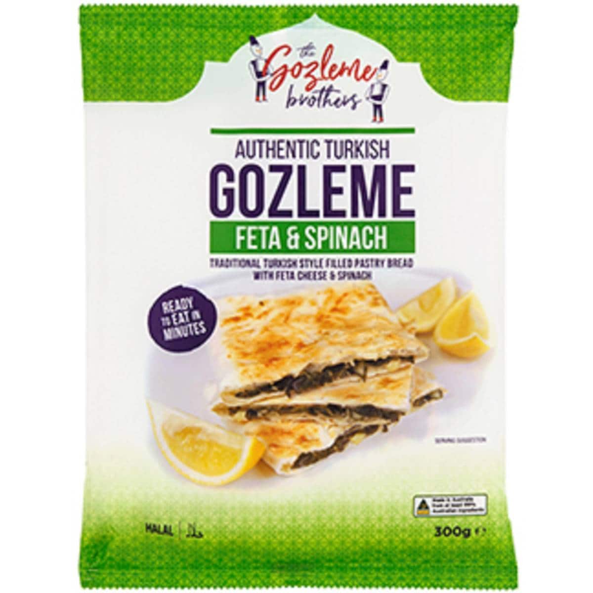 The Gozleme Brothers Feta & Spinach Gozleme