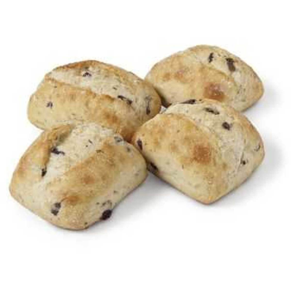 Woolworths Bread Roll Ciabatta Kalamata Olive 5pk | Woolworths