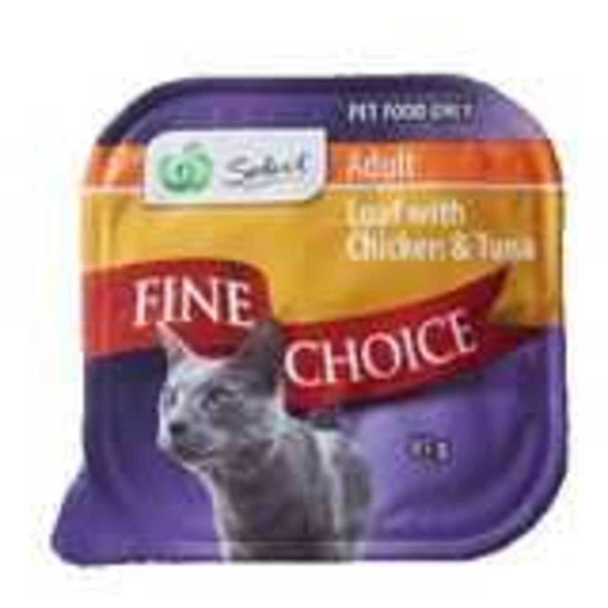 Woolworths Select Adult Cat Food Loaf With Chicken And Tuna 85g