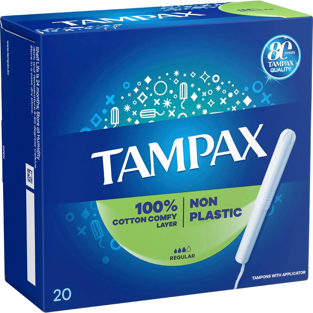 Tampax Regular Tampons With Applicator 20 pack – Woolworths