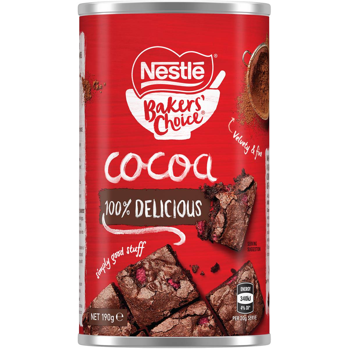 Calories in Nestle Bakers Choice Cocoa