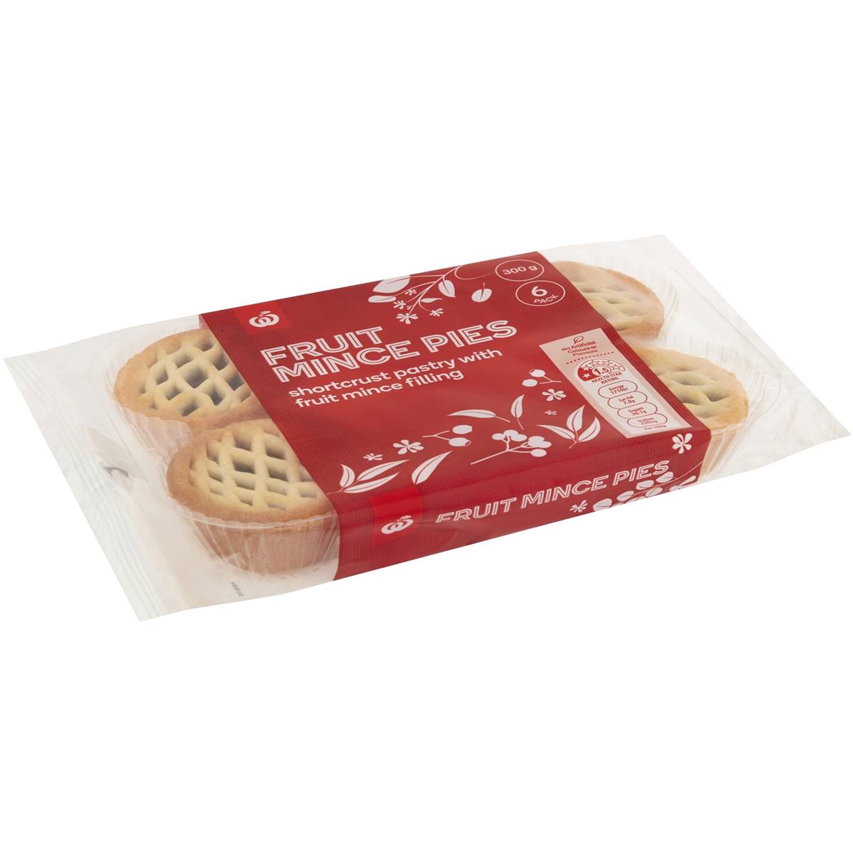 Calories in Woolworths Fruit Mince Pies calcount