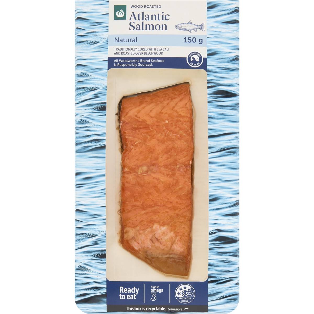 Calories in Woolworths Hot Smoked Salmon Natural calcount