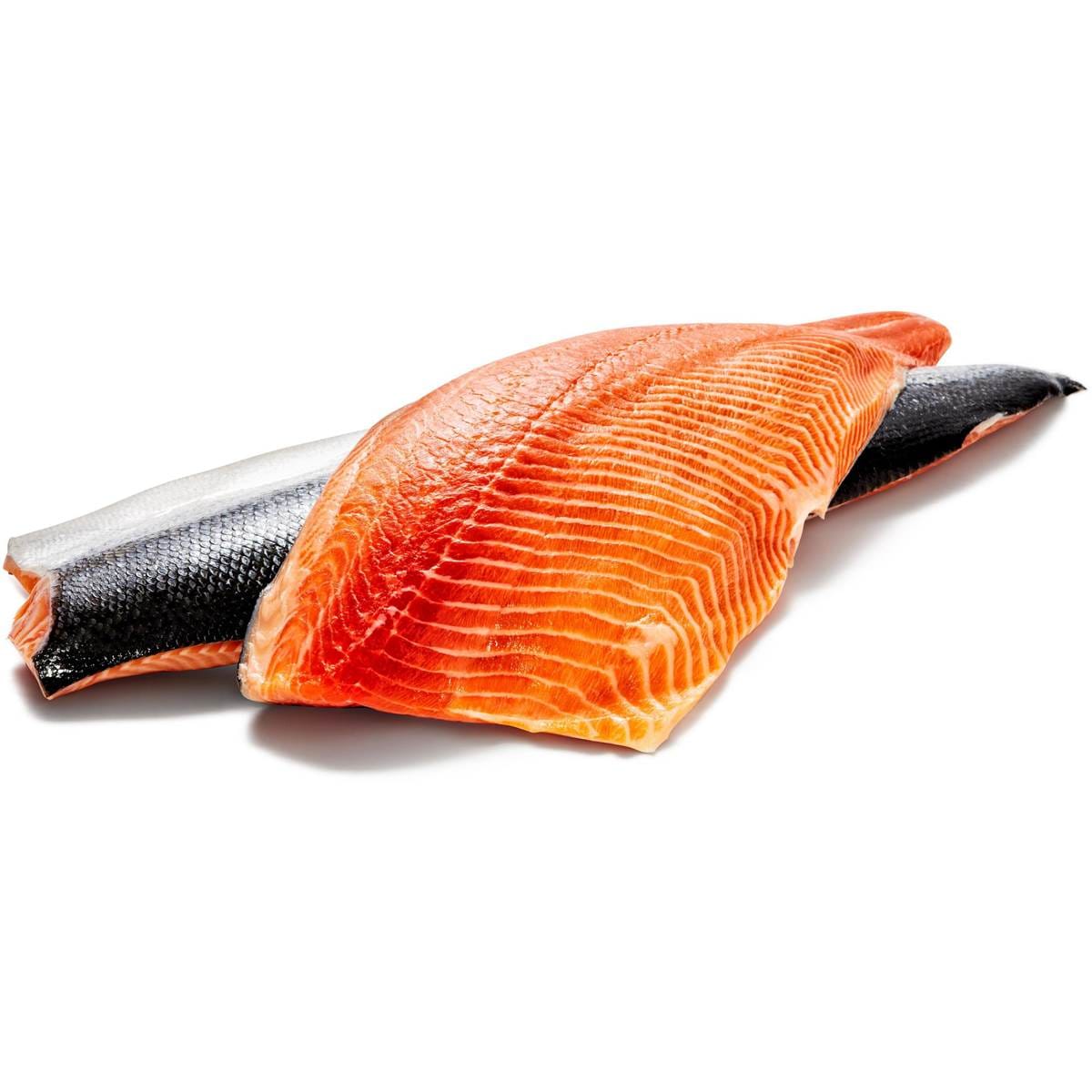 Calories in Fresh Tasmanian Atlantic Salmon Side Skin On calcount