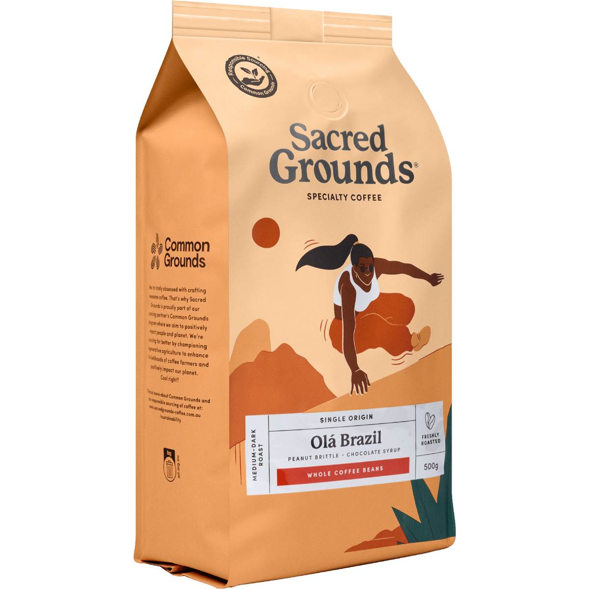Sacred Grounds Ola Brazil Coffee Beans