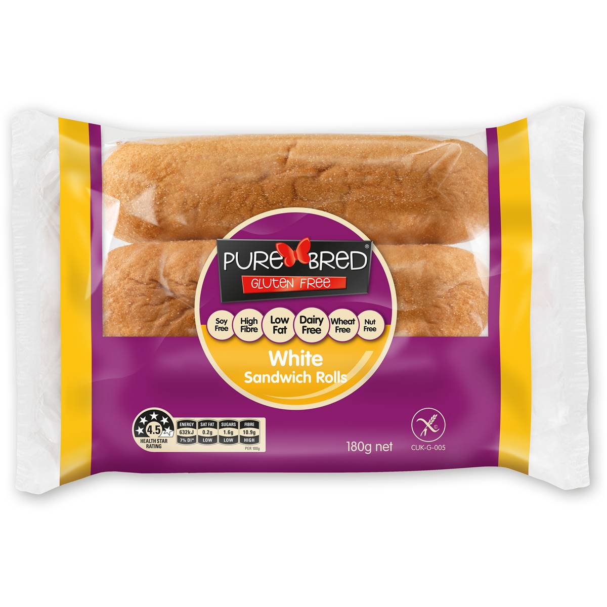 Purebred Bread Rolls Super Soft White Sandwich Each Woolworths 3233