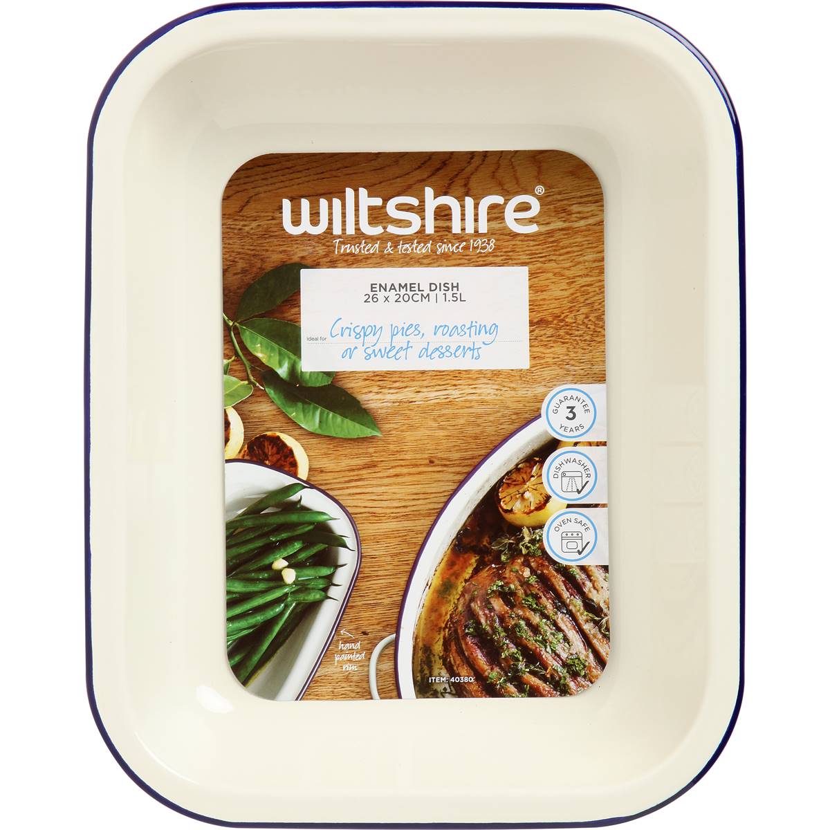 Wiltshire Enamel Baking Dish 26cm