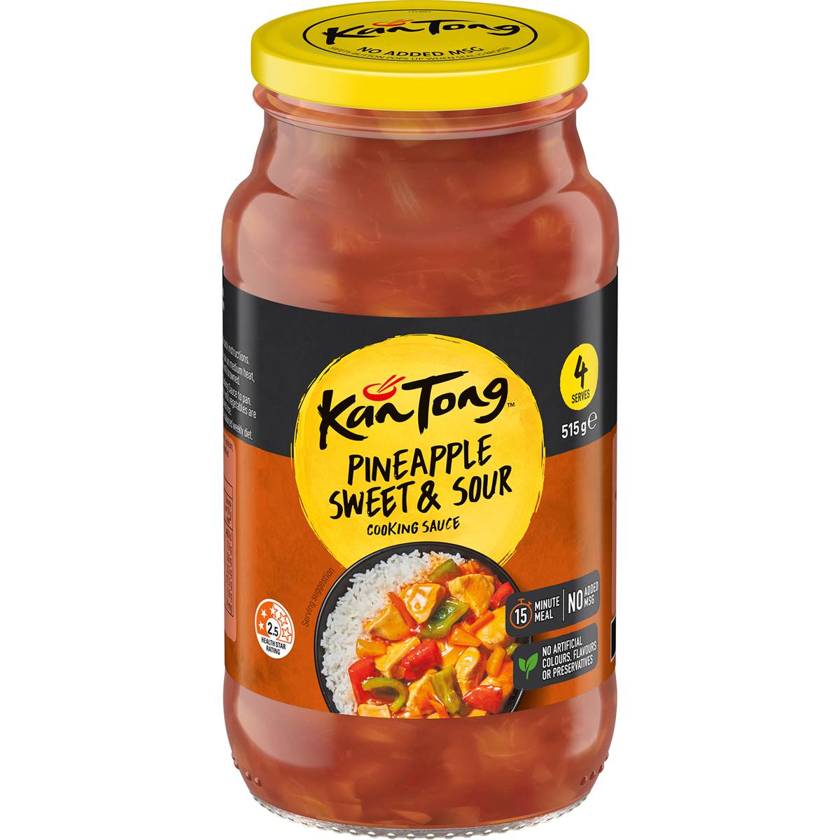 Calories in Kan Tong Peanut Satay Stir Fry Cooking Sauce Calorie