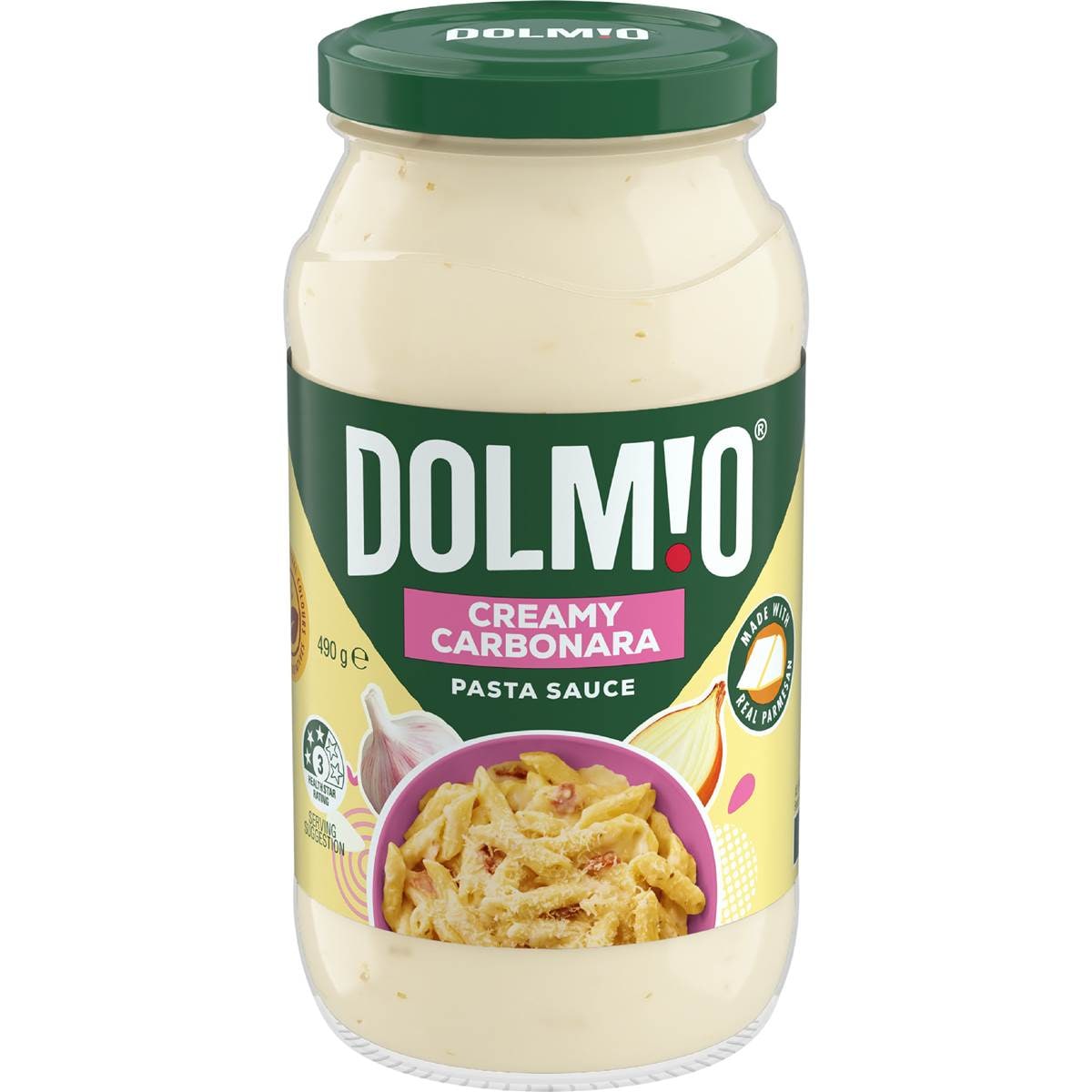 Dolmio Creamy Carbonara Pasta Sauce 490g
