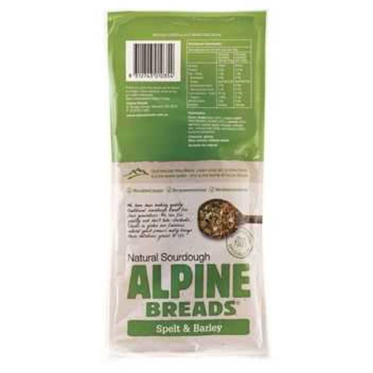 Alpine Breads Natural Sourdough Spelt & Barley