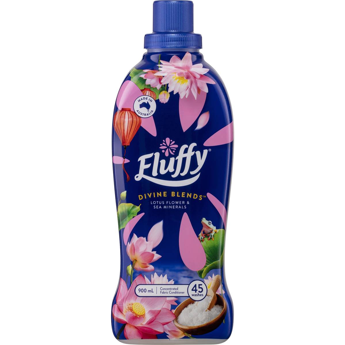 Fluffy Fabric Softener Concentrate Lotus & Sea Minerals 900mL