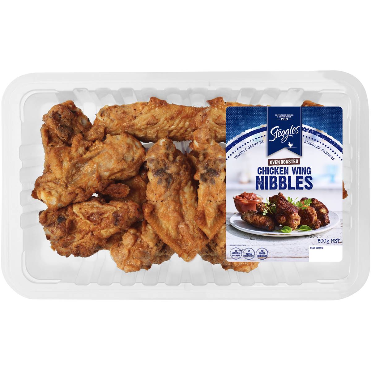 Calories in Steggles Wings Oven Roasted calcount