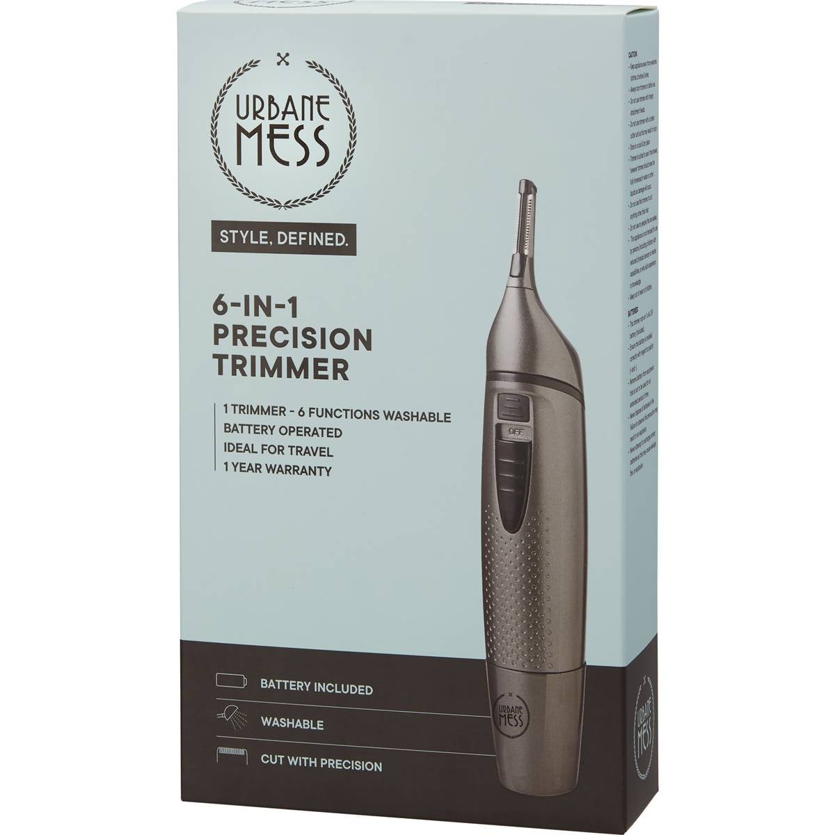 Urbane Mess 6 In 1 Trimmer each