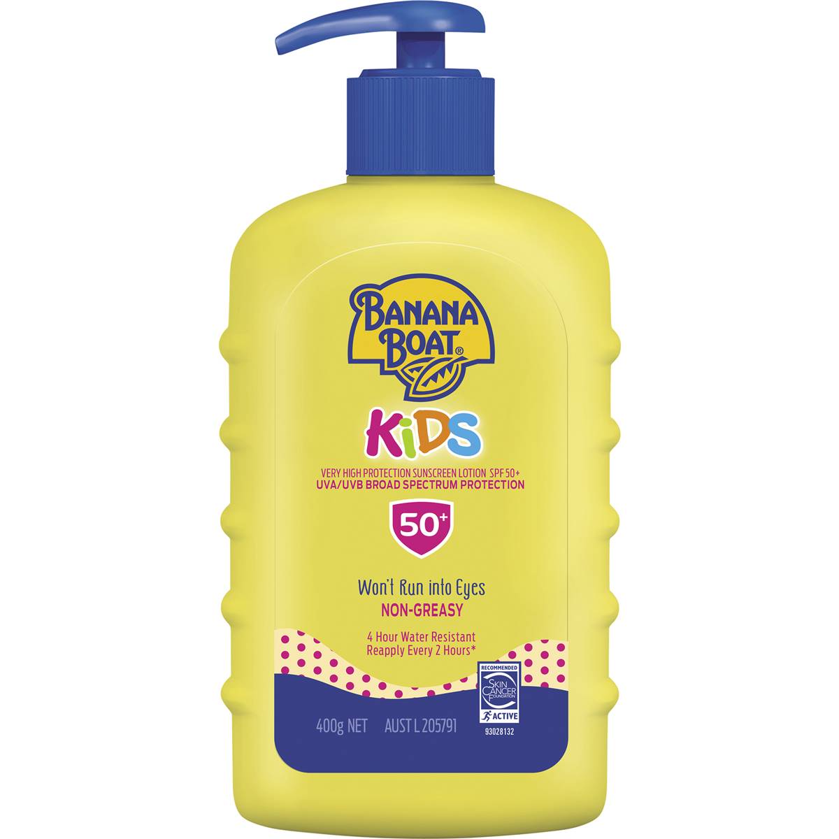 Banana Boat SPF 50+ Kids Sunscreen Lotion 400g