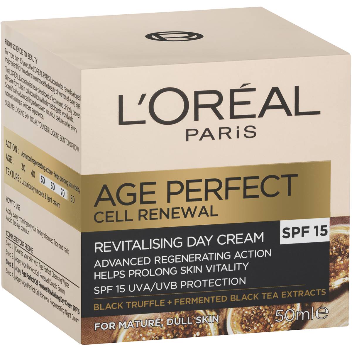 L'Oreal Paris Age Perfect Cell Renewal Day Cream SPF15 50mL