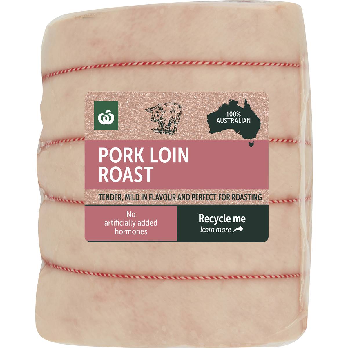 Calories in Woolworths Pork Loin Roast Boneless Small