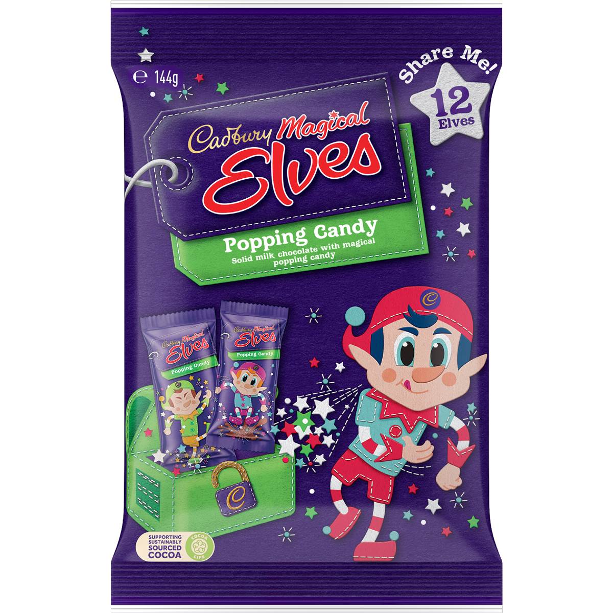 Cadbury Magical Elves Popping Candy 12 pack