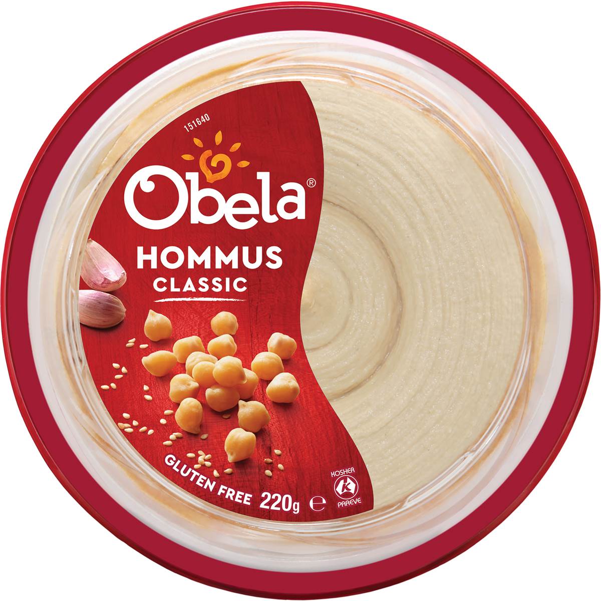 Calories in Obela Hommus Smooth Classic calcount