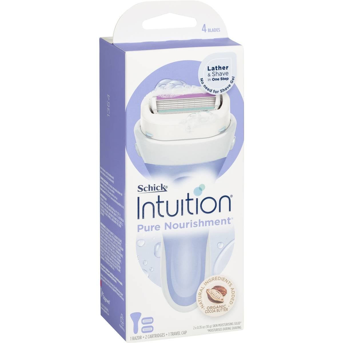Schick Razor Intuition Pure Nourish Kit each – Woolworths