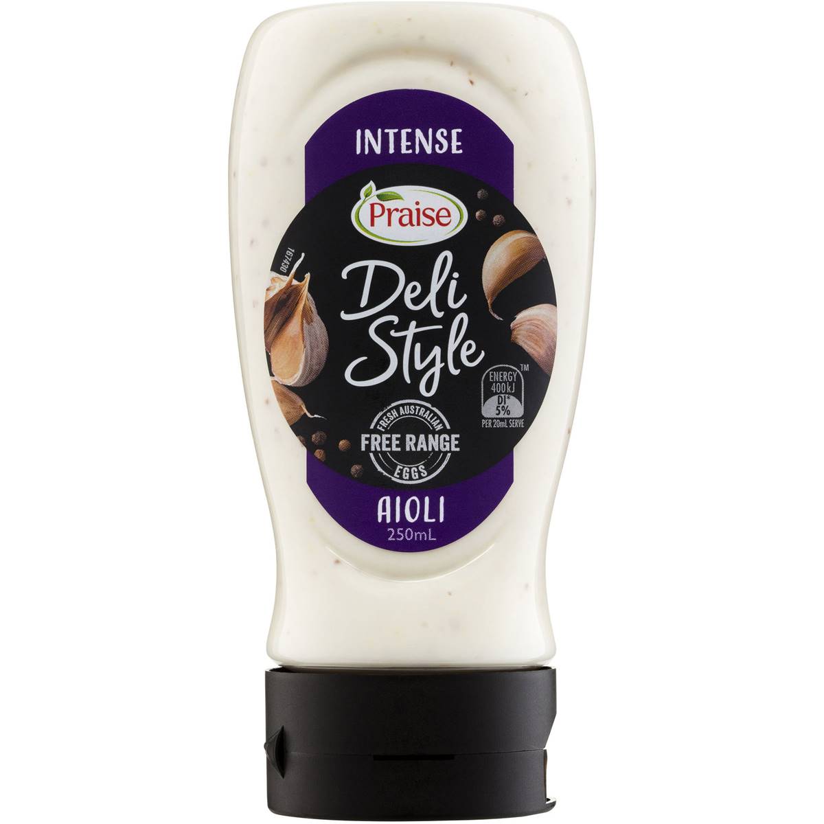 Calories in Praise Aioli Mayonnaise Deli Style Intense Garlic calcount