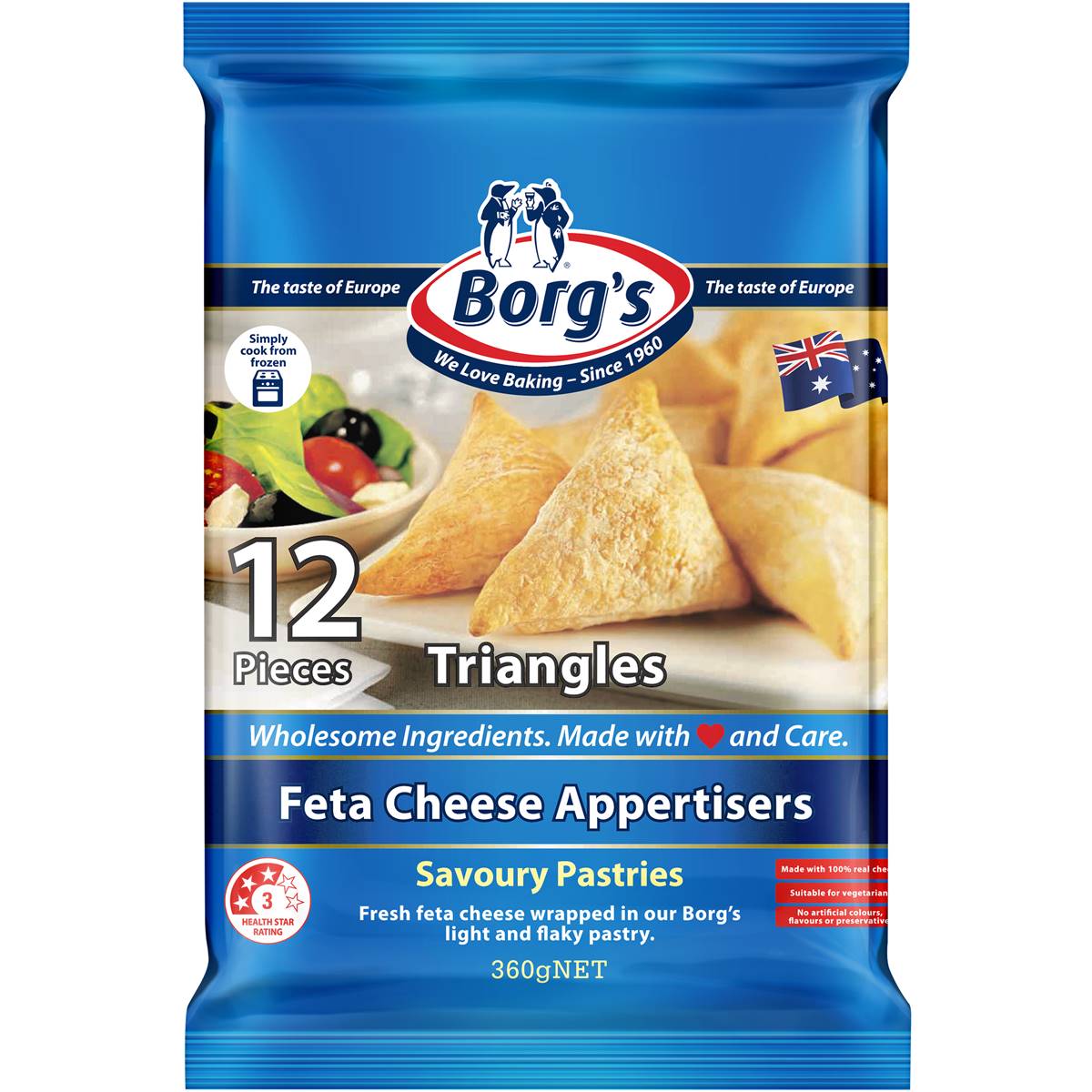 Calories in Triangles Feta Cheese calcount