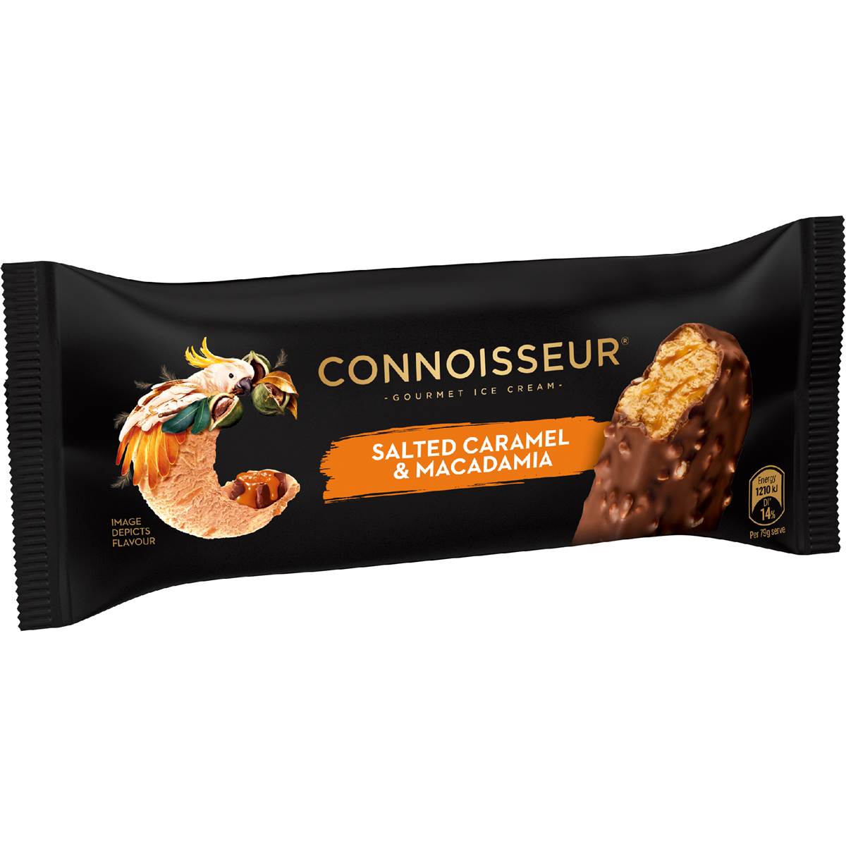 Connoisseur Ice Cream Salted Caramel & Macadamia Stick