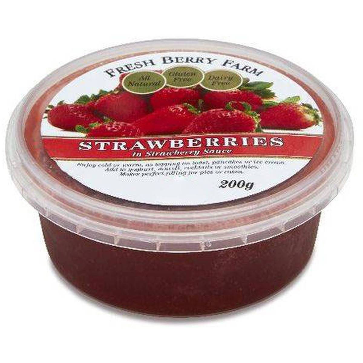 Fresh Berry Farm Berry Sauce Strawberry 200g Tub | Woolworths