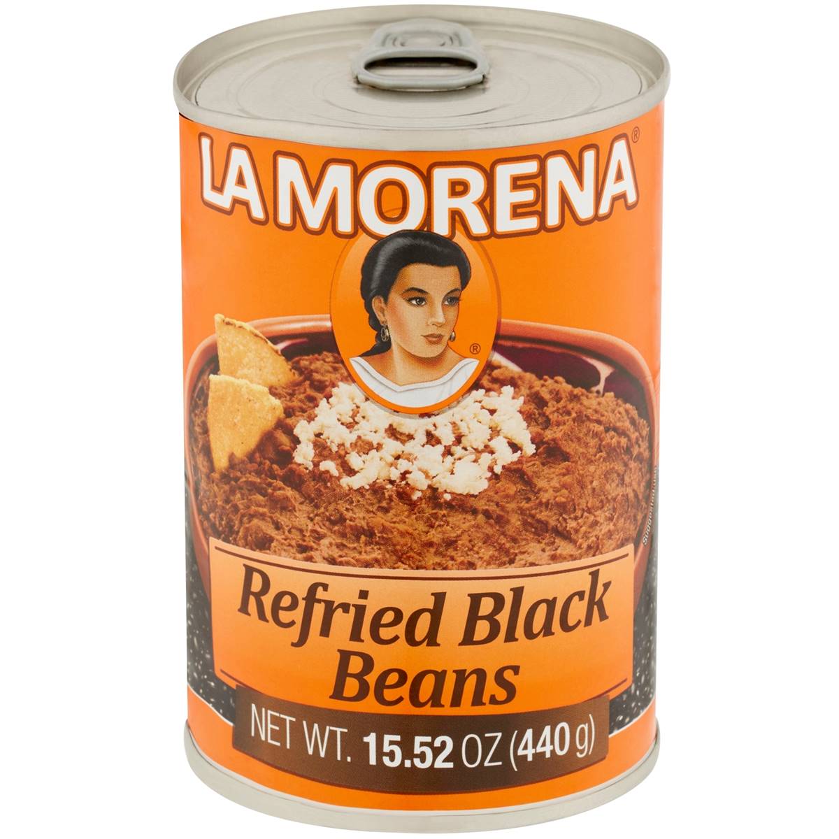 La Morena Refried Black Beans