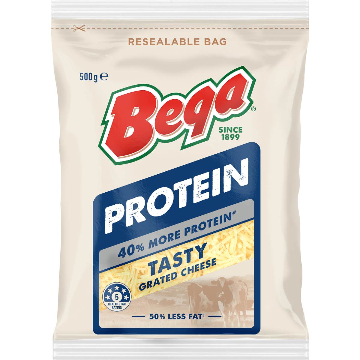 Calories in Bega Cheese So Light Grated calcount