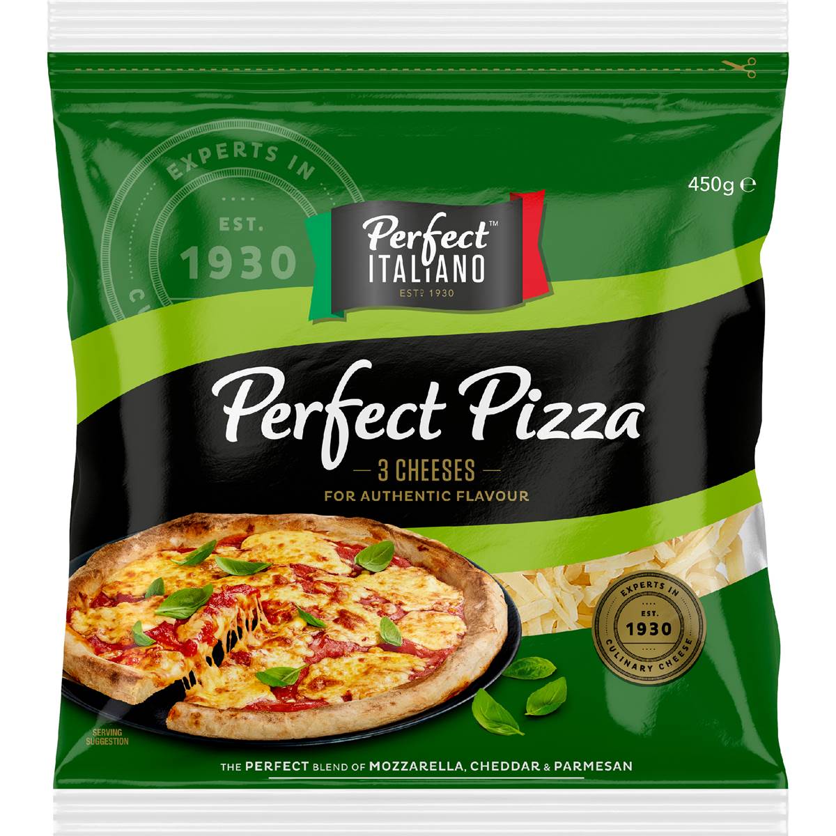 Perfect Italiano Grated Pizza Plus Cheese 450g