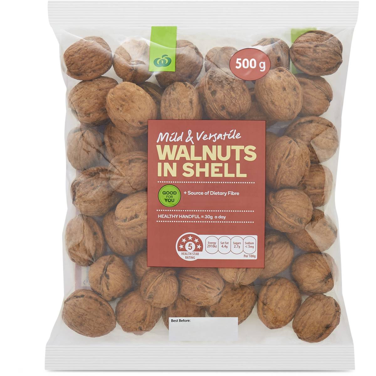 Calories in Woolworths Peanuts Roasted In Shell calcount