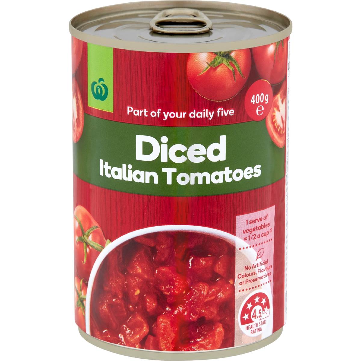 Woolworths Diced Italian Tomatoes