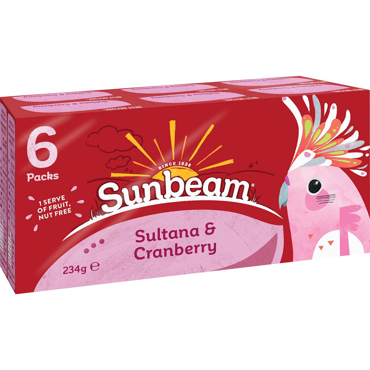 Calories in Sunbeam Sultanas & Cranberry