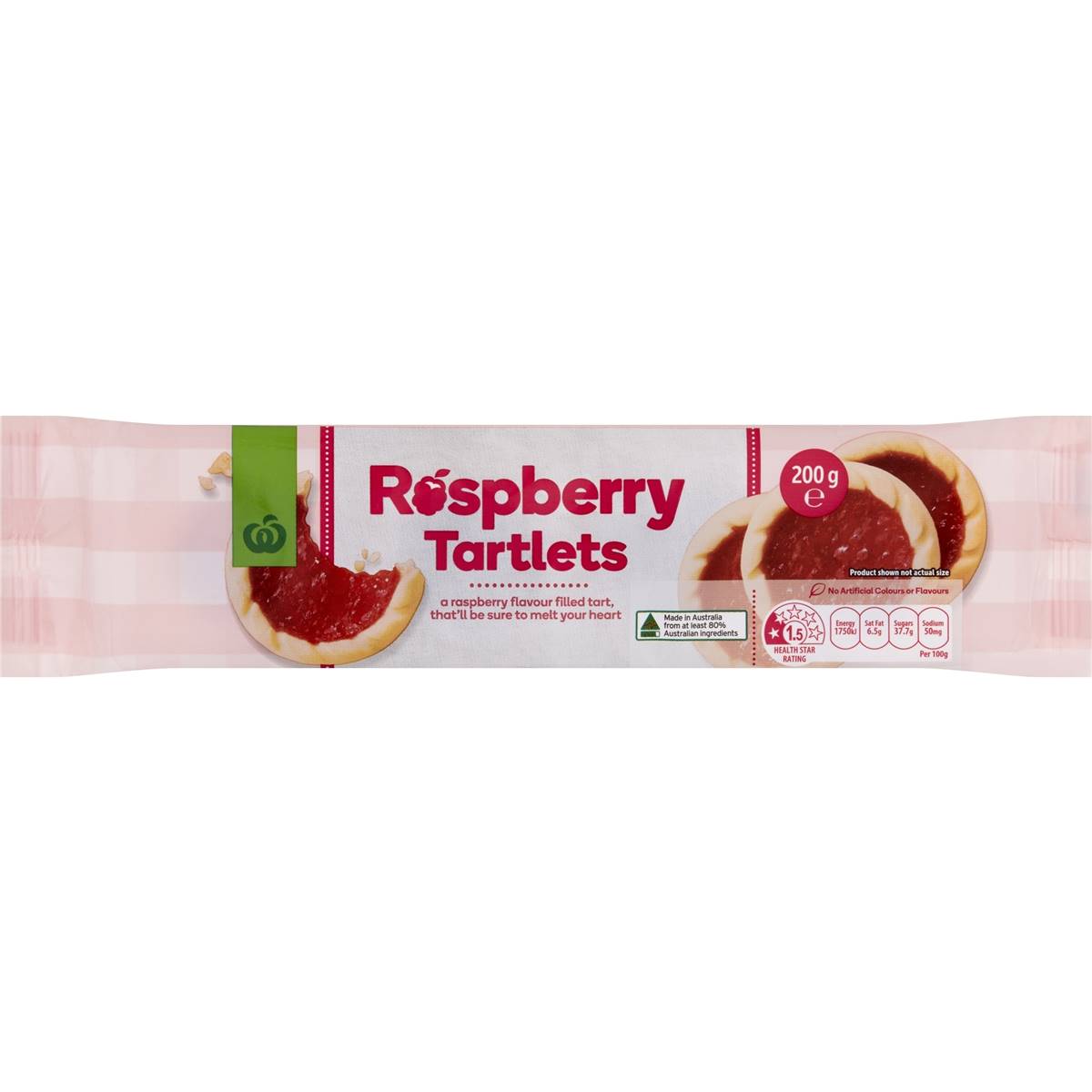 Calories in Woolworths Raspberry Tartlets