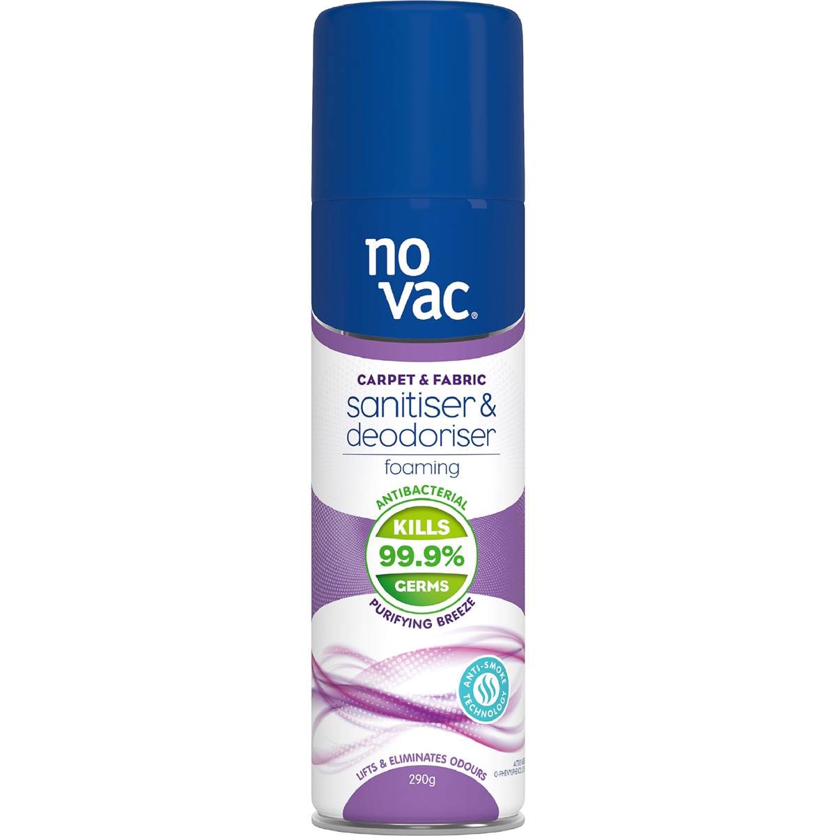 No Vac Sanitiser & Deodoriser Carpet Purifying Breeze