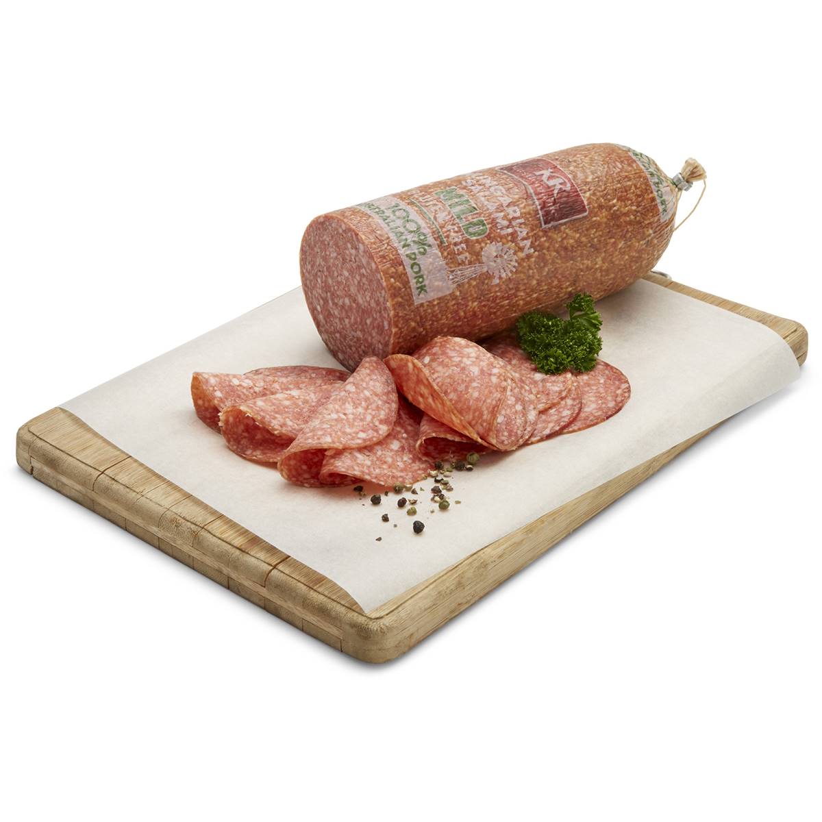 K R Castlemaine Hungarian Salami Hot Shaved From The Deli