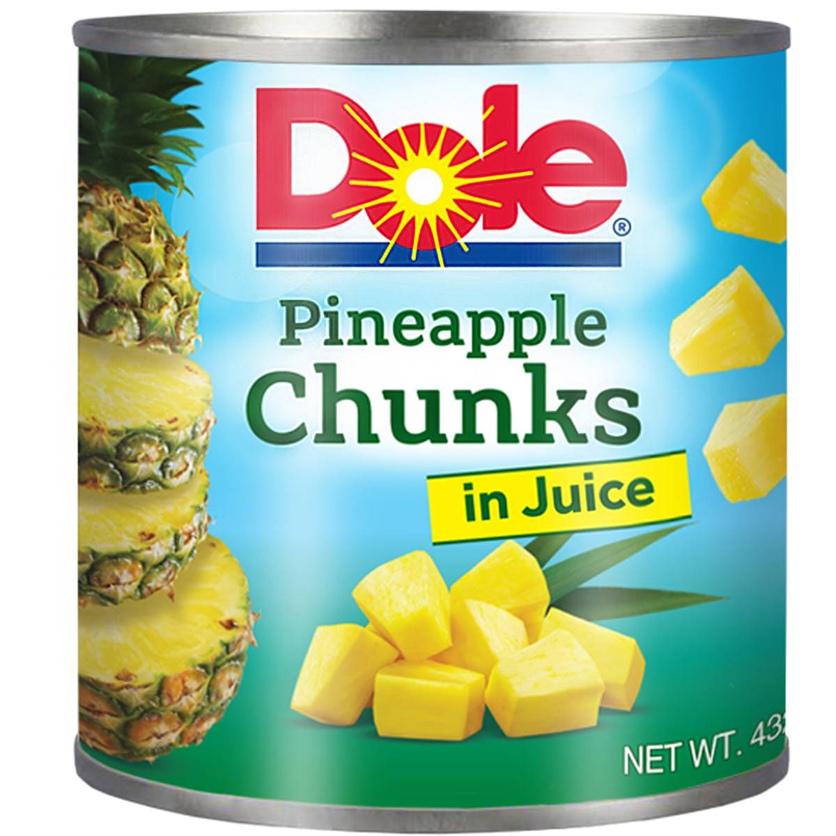 Calories in Dole Pineapple Premium Tropical Chunks calcount