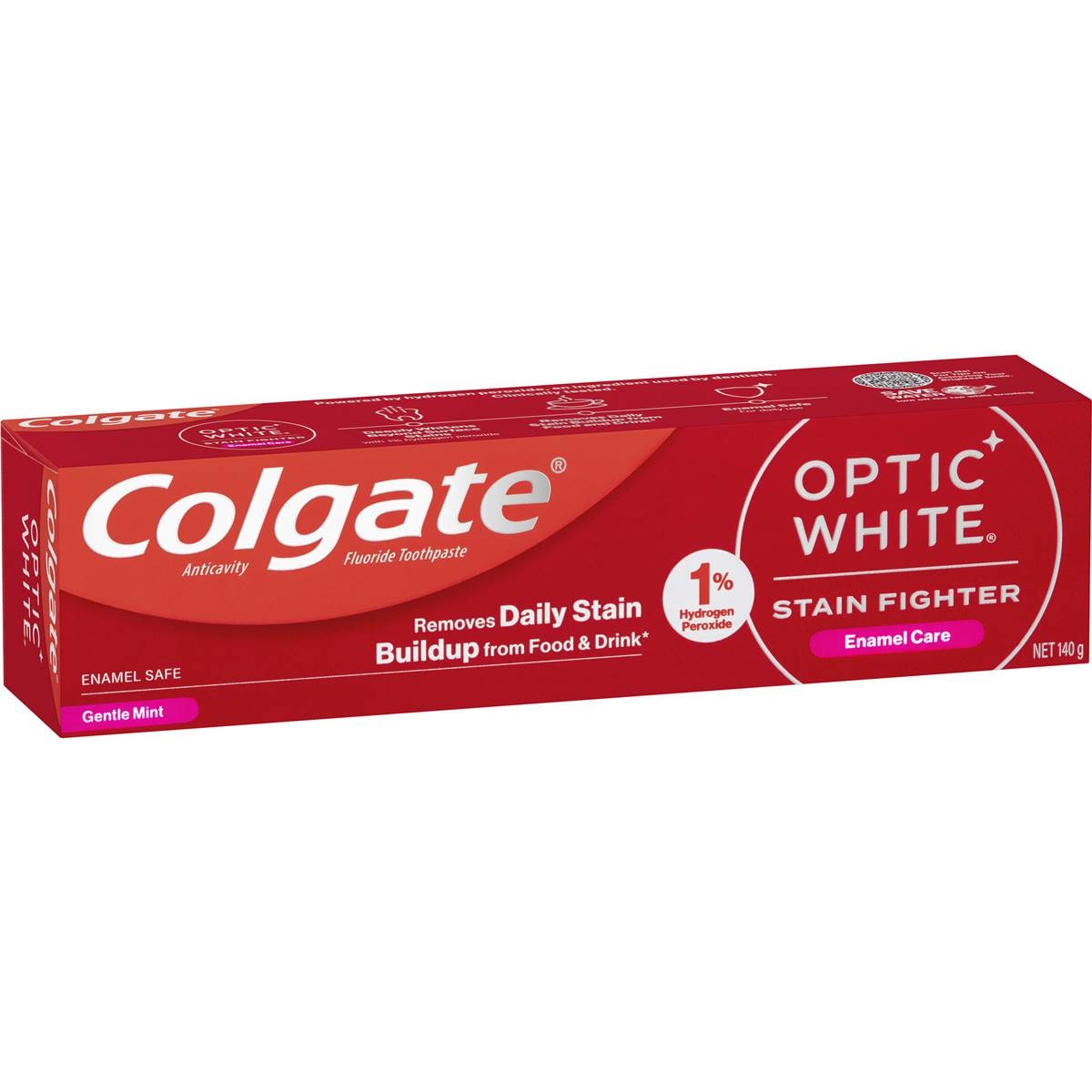 Colgate Teeth Whitening Toothpaste Optic White Enamel Care 140g