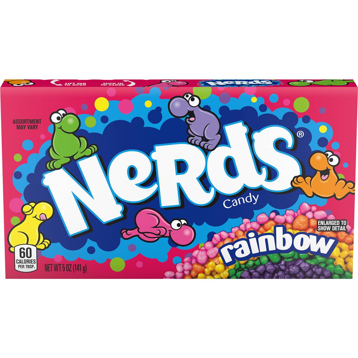Calories in Wonka Rainbow Nerds Rainbow