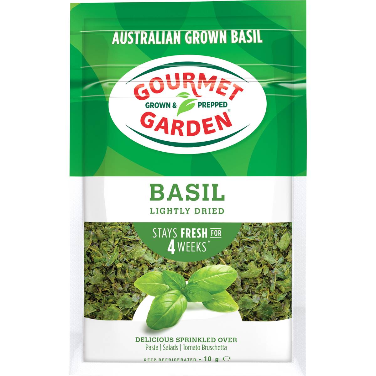 Calories in Gourmet Garden Basil Lightly Dried calcount