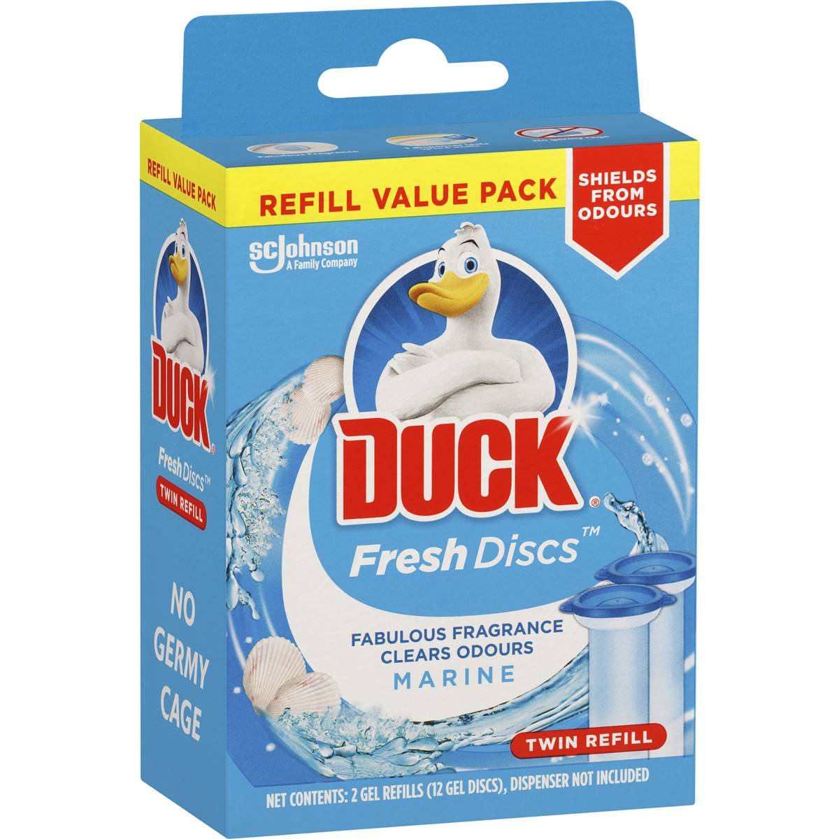 Duck Fresh Discs Toilet Cleaner Marine Refill