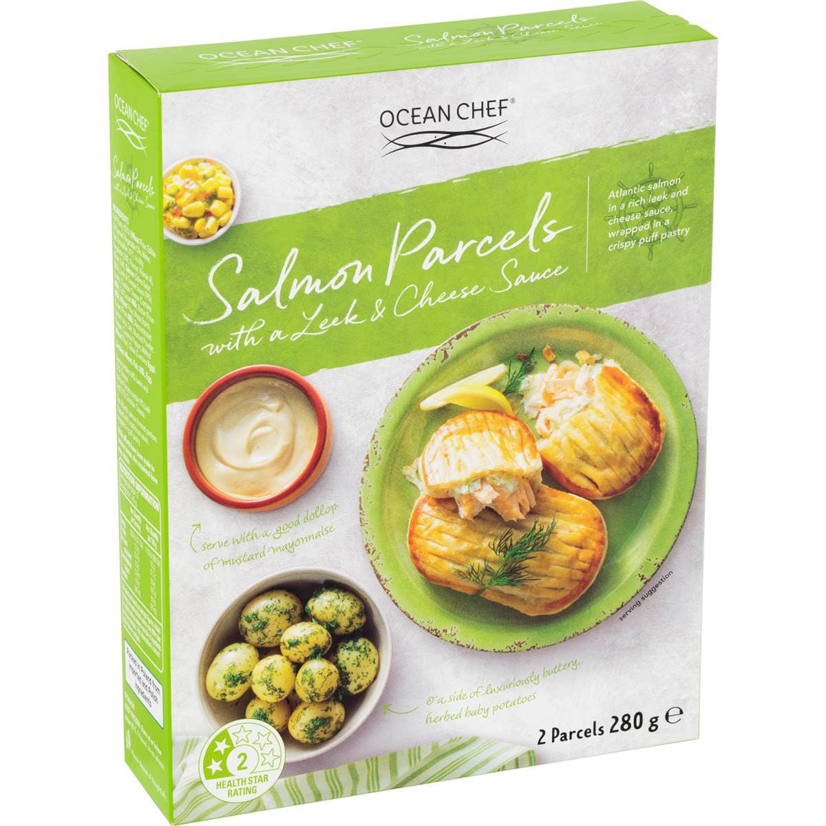 Ocean Chef Salmon Parcels In Leek & Cheese Sauce