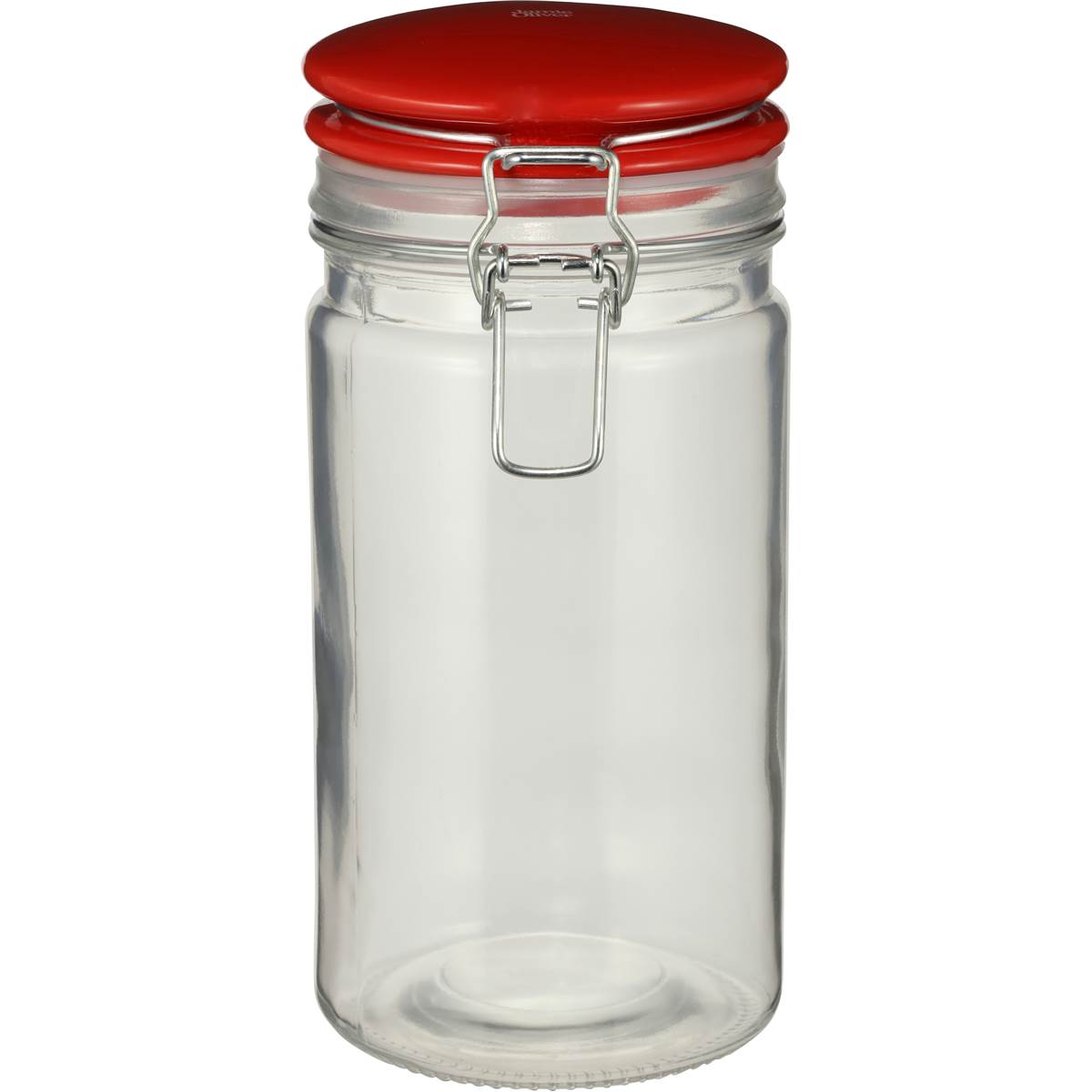 Jamie Oliver Medium Pop Jar Red Lid each Woolworths