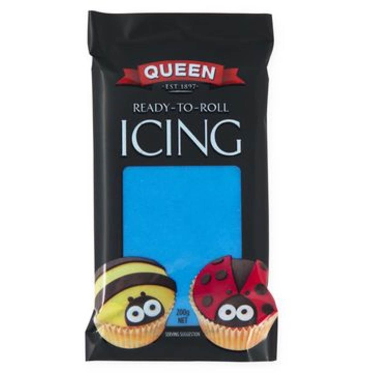 Queen Icing Ready To Roll Blue 200g Woolworths