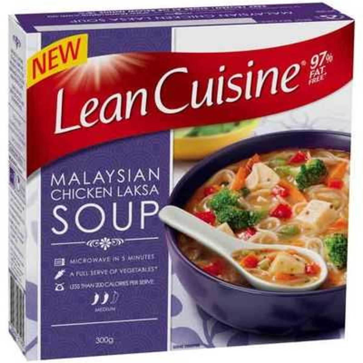 Lean Cuisine Microwave Soup Chicken Laksa 300g Woolworths