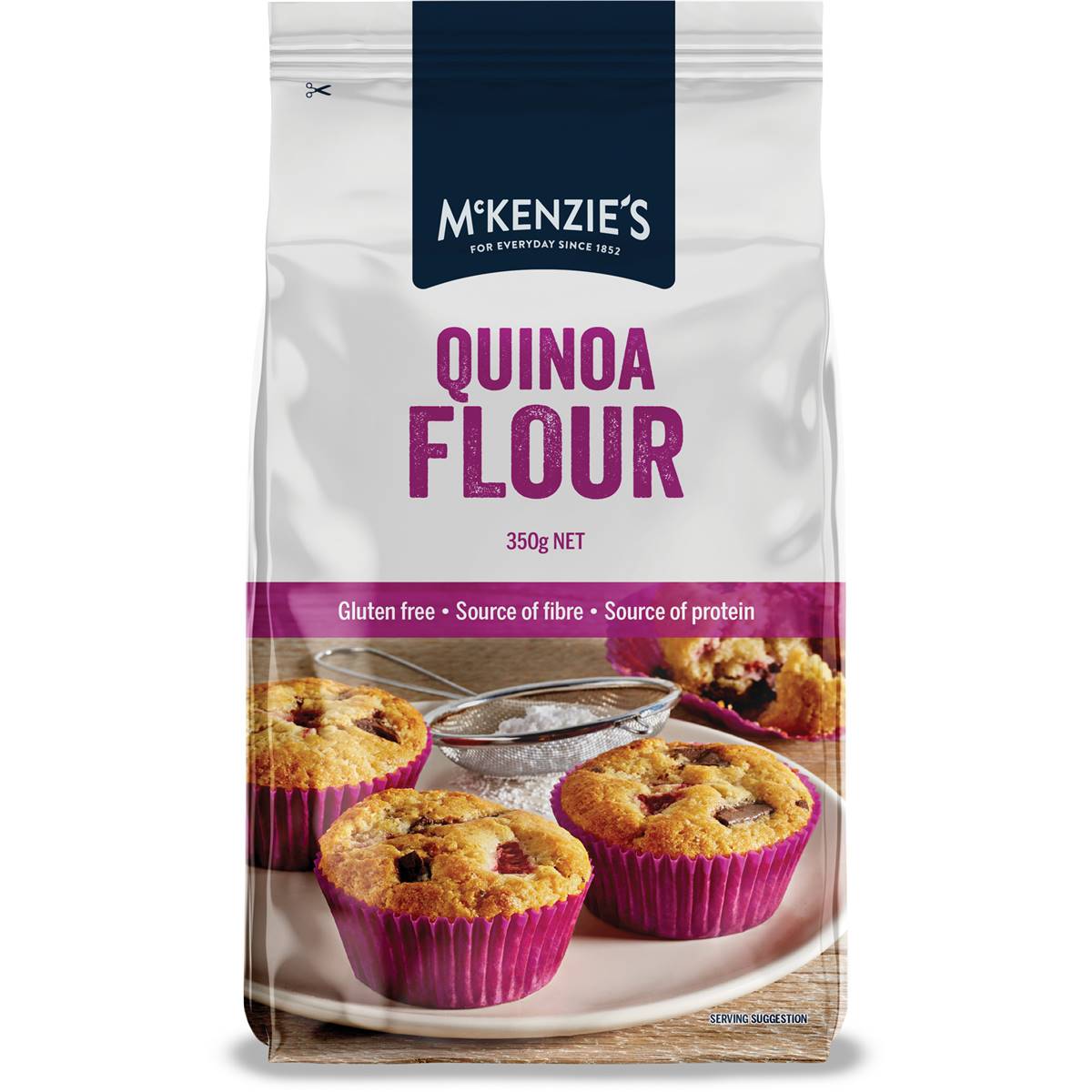 Calories in Mckenzie's Quinoa Flour calcount