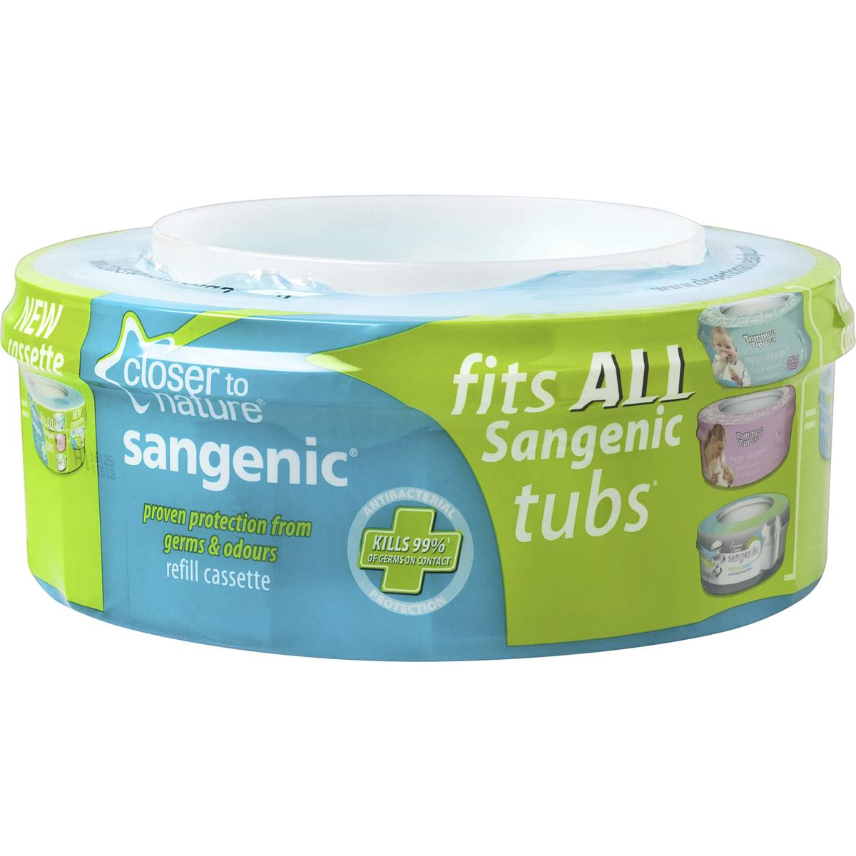 Closer To Nature Sangenic Container Refill Cassette each Woolworths